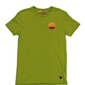 Aviator Nation Bright Green Short Sleeve Tee